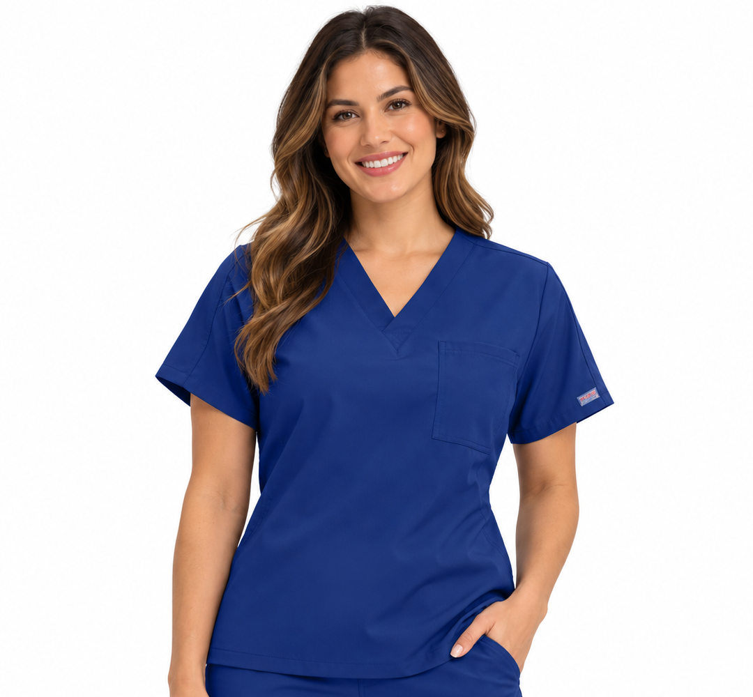 Royal Unisex V-Neck Scrub Top