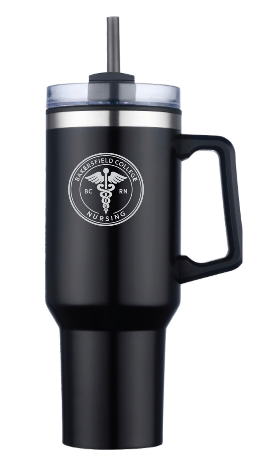 BC 40 oz. Double Walled Tumbler Mug w/ Plastic Liner Logo 3