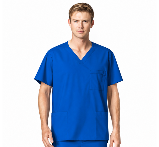 Royal Mens V-Neck Scrub Top