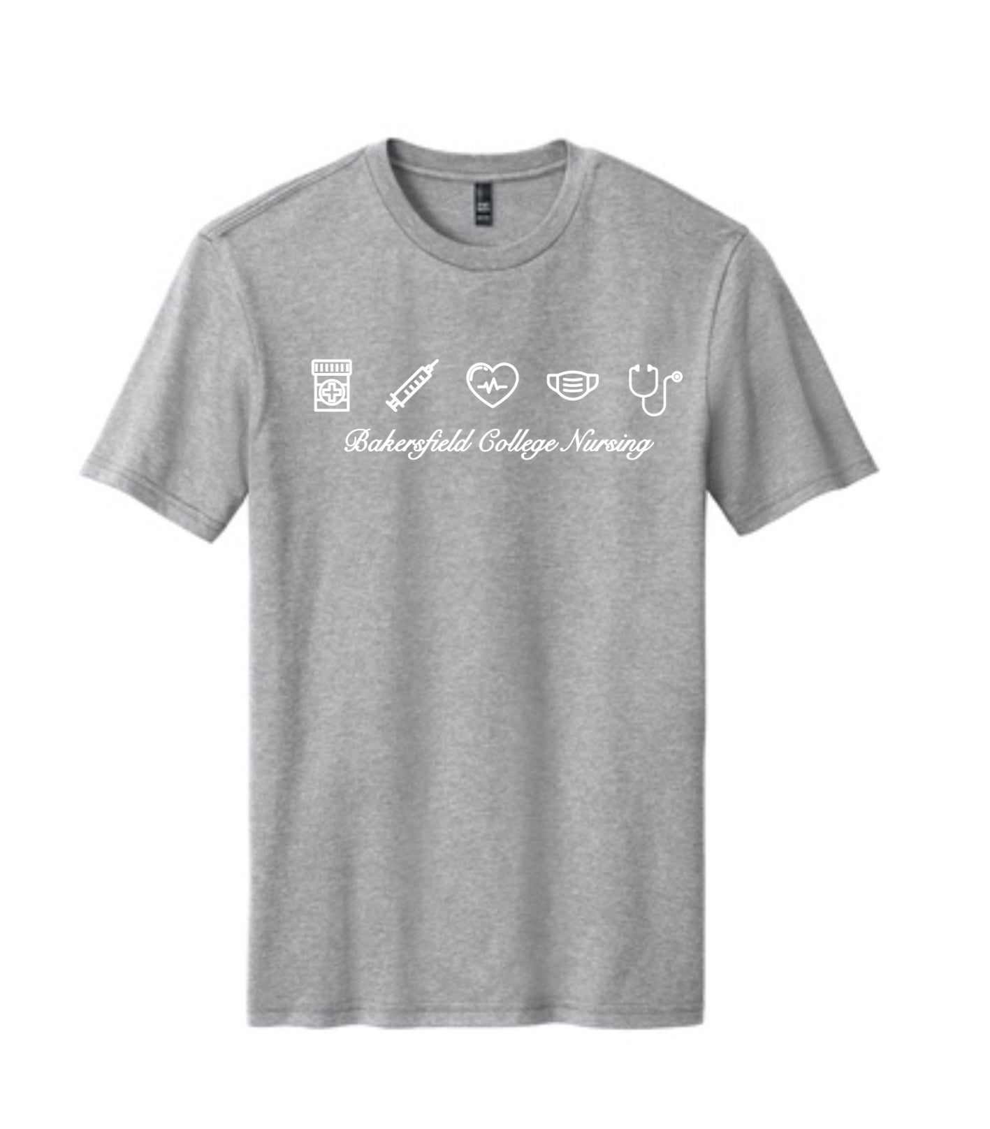 BC HEATHER SILVER TSHIRT LOGO 3