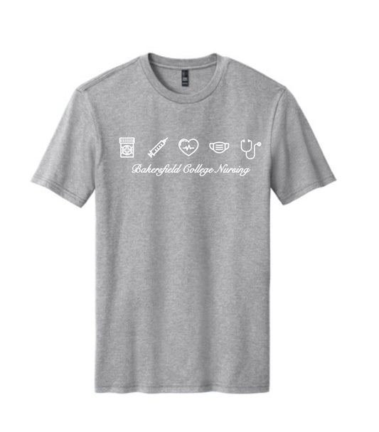 BC HEATHER SILVER TSHIRT LOGO 3
