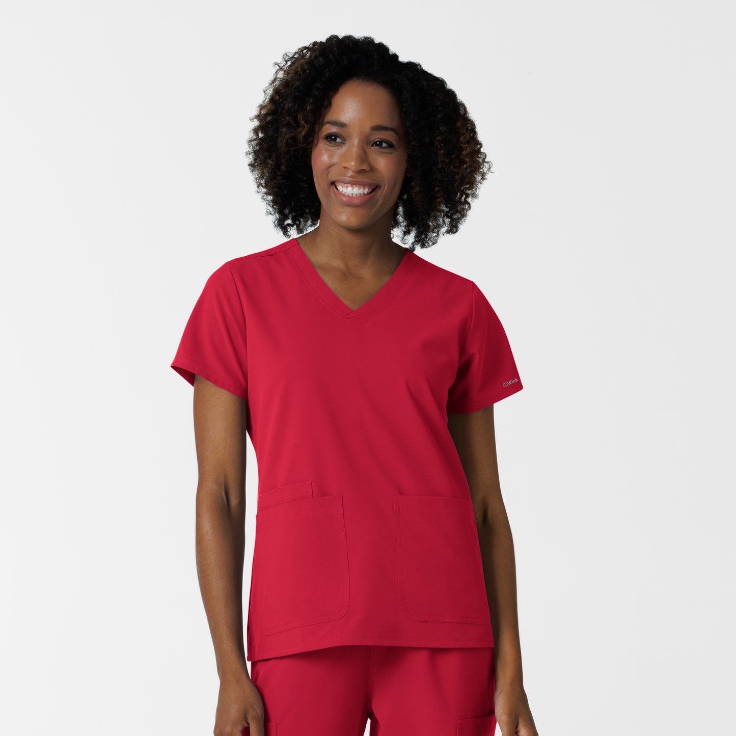 Ladies Classic Fit WW645/ 6180 WW NURTUR WOMEN'S V-NECK SCRUB TOP