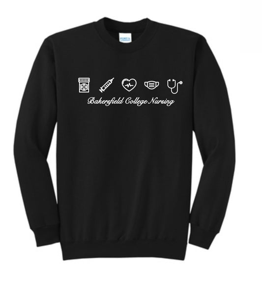 BC CREWNECK BLACK LOGO 3