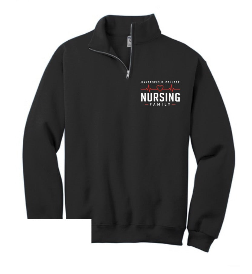 BC Black 1/4 Zip w/EMB LOGO 2