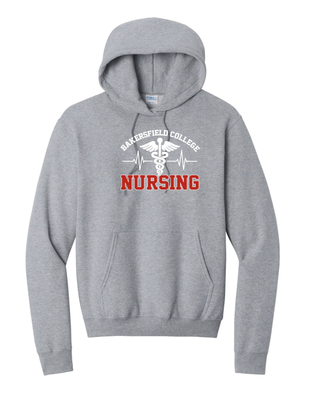 BC Sport Grey Hoodie with Printed LOGO 4