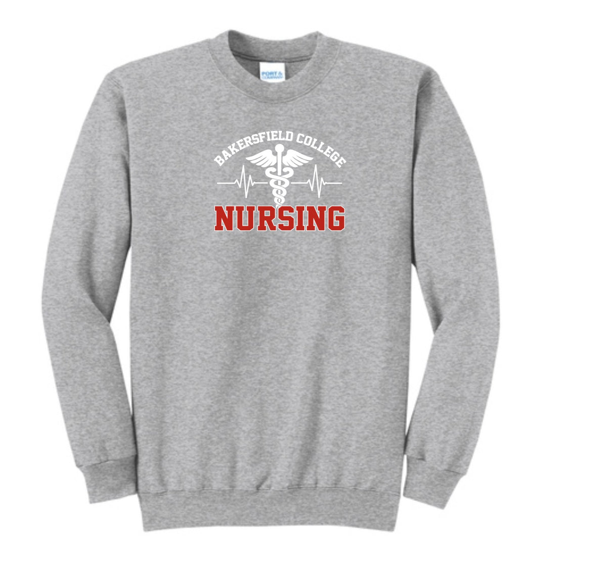 BC Sport Grey Crewneck w/ Printed LOGO 4