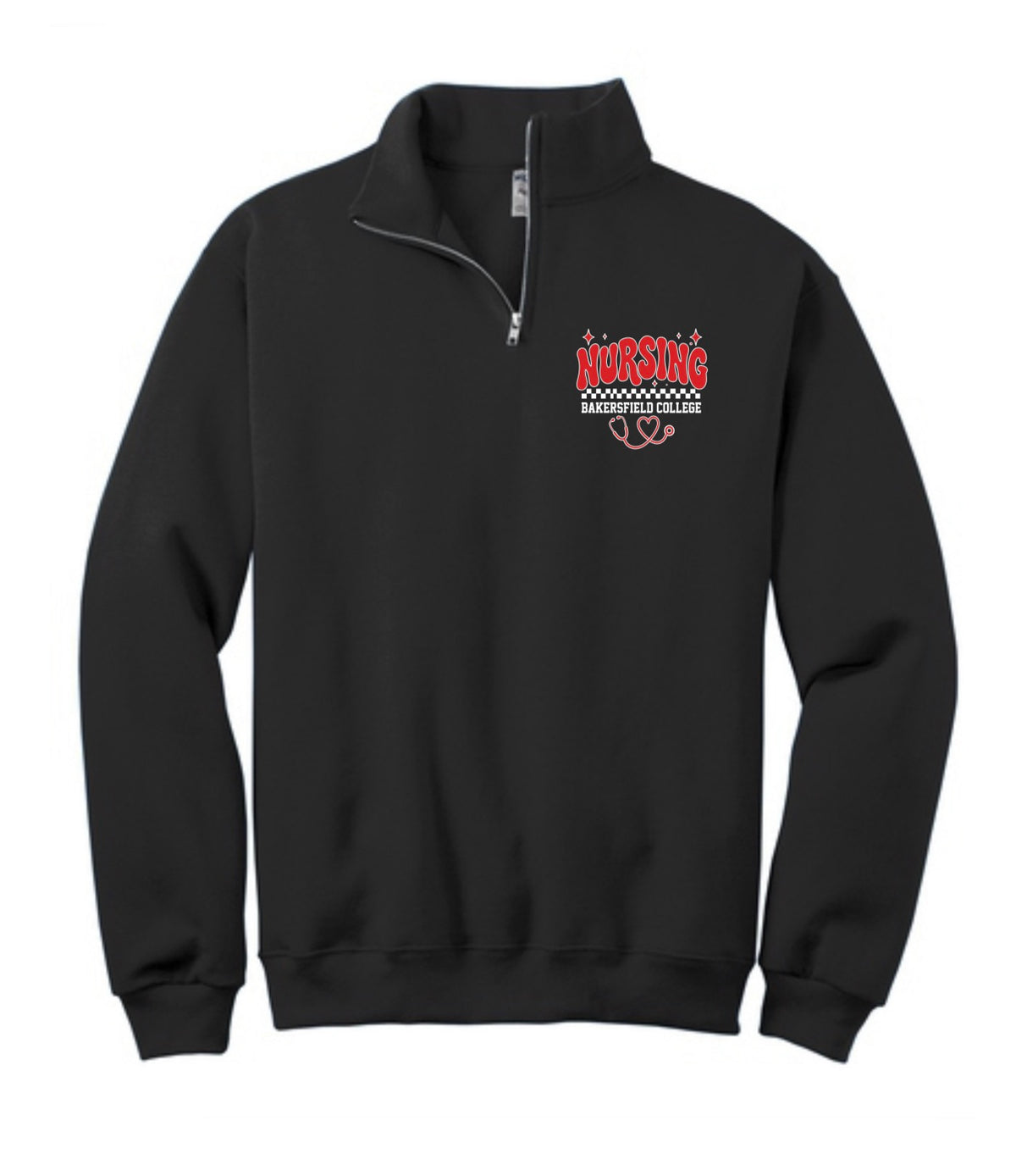 BC Black 1/4 Zip w/EMB LOGO 5