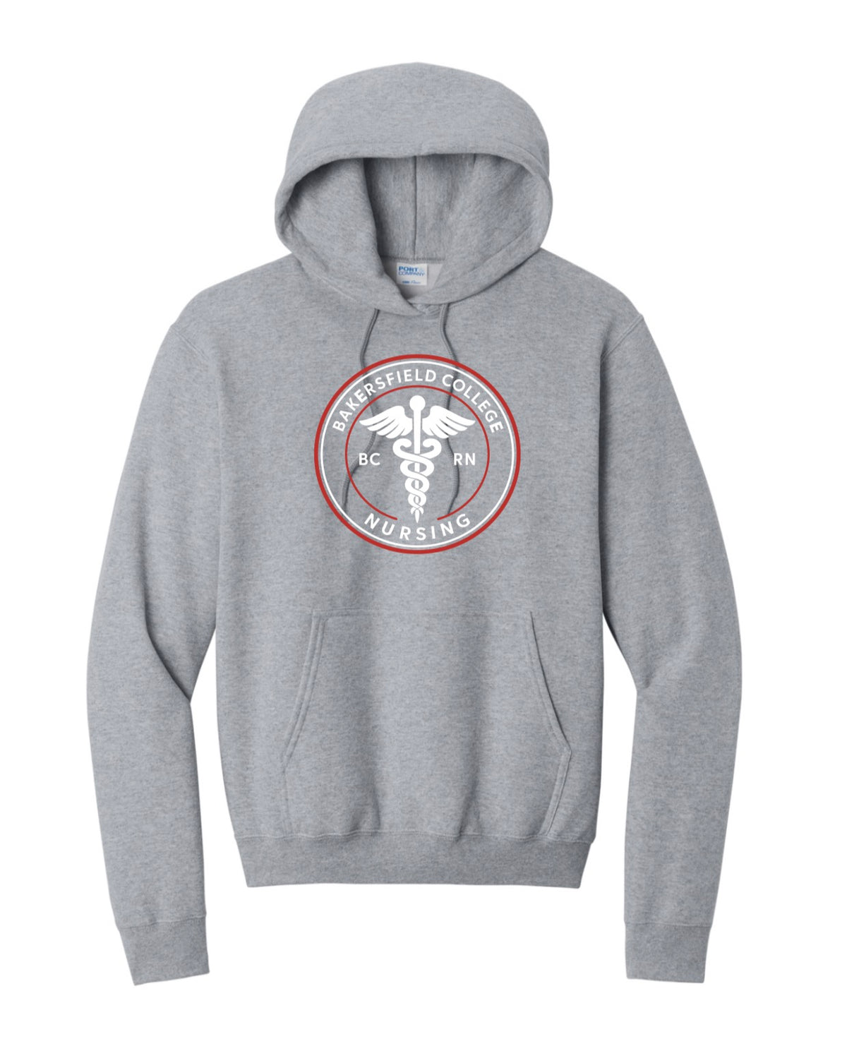 BC Sport Grey Hoodie with Printed LOGO 3