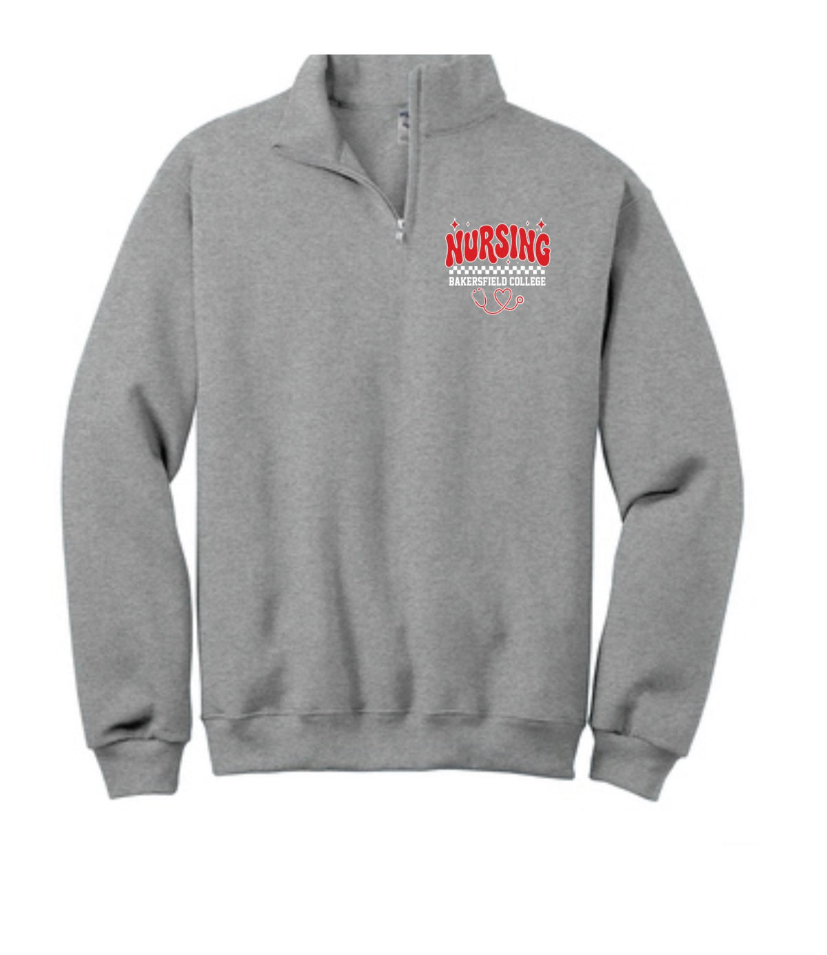 BC Sport Grey 1/4 Zip w/EMB LOGO 5