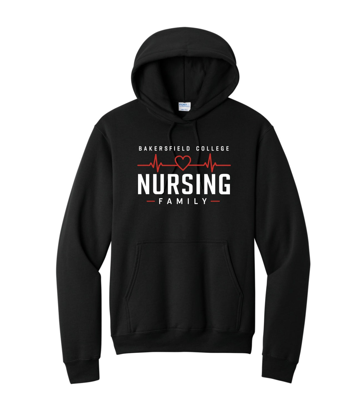 BC Black Hoodie with Printed LOGO 2