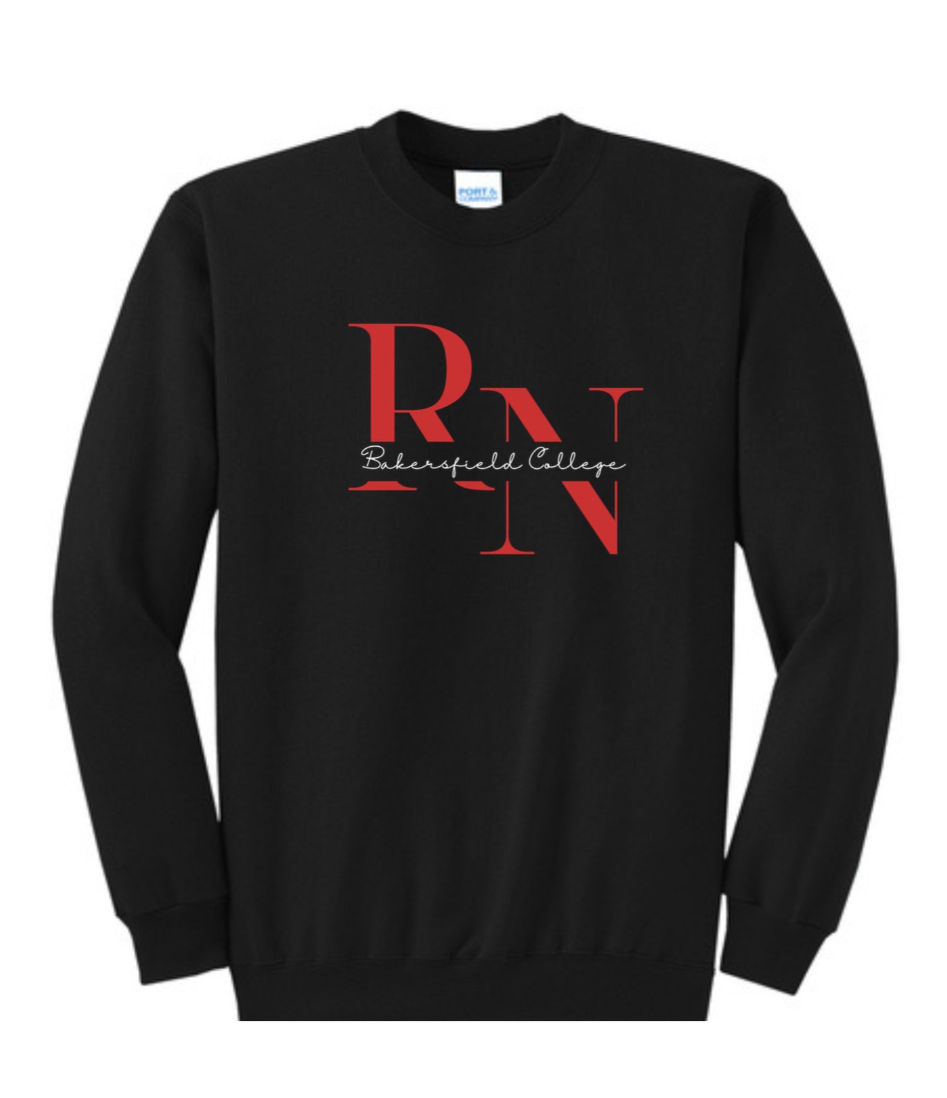 BC CREWNECK BLACK LOGO 2