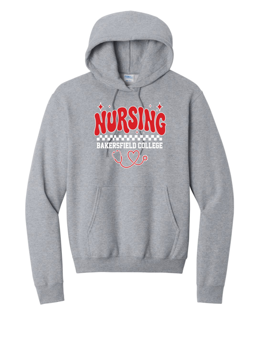 BC Sport Grey Hoodie w/Printed LOGO 5