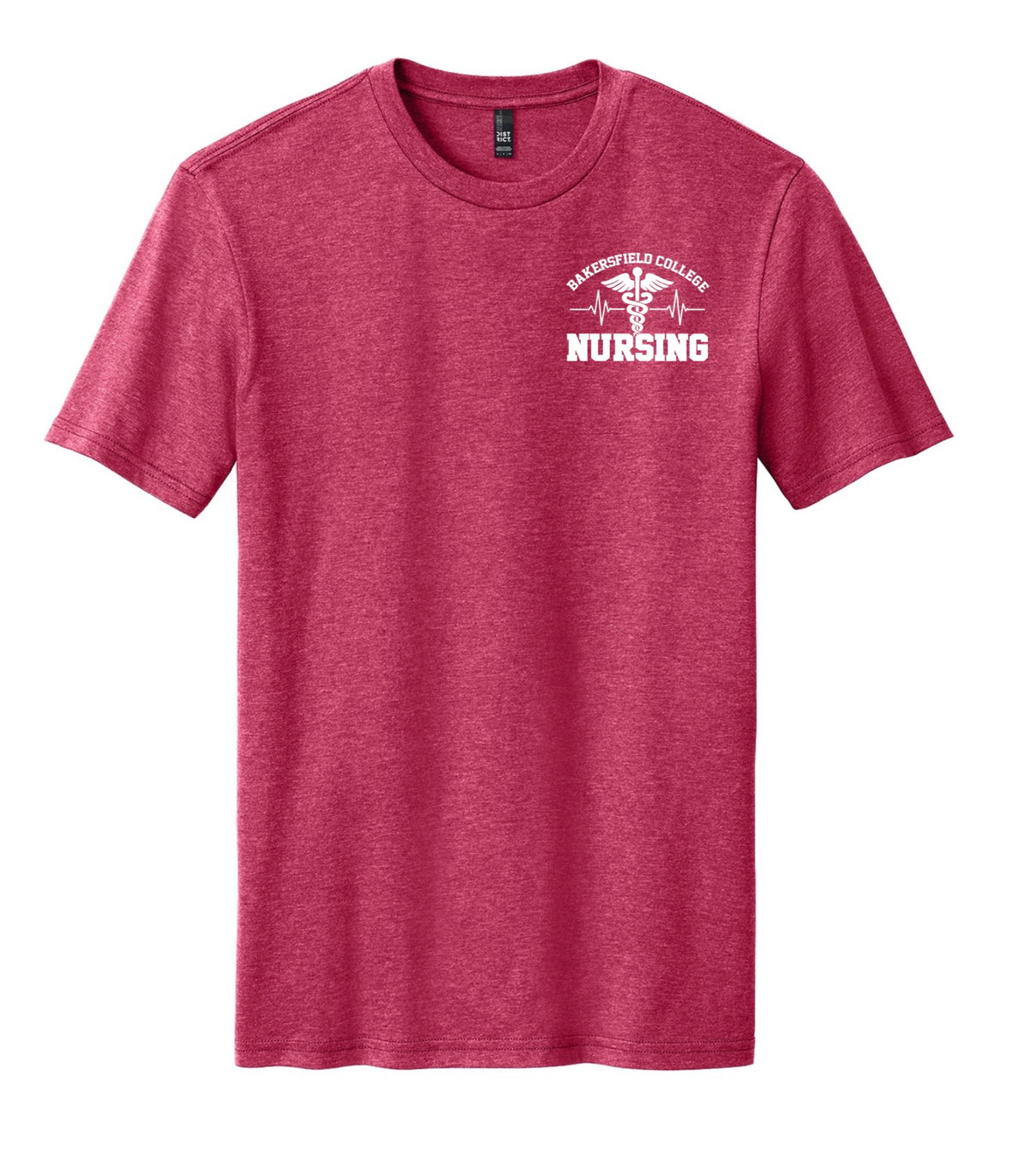 BC Heather Red T-Shirt Unisex w/ Printed LOGO 4