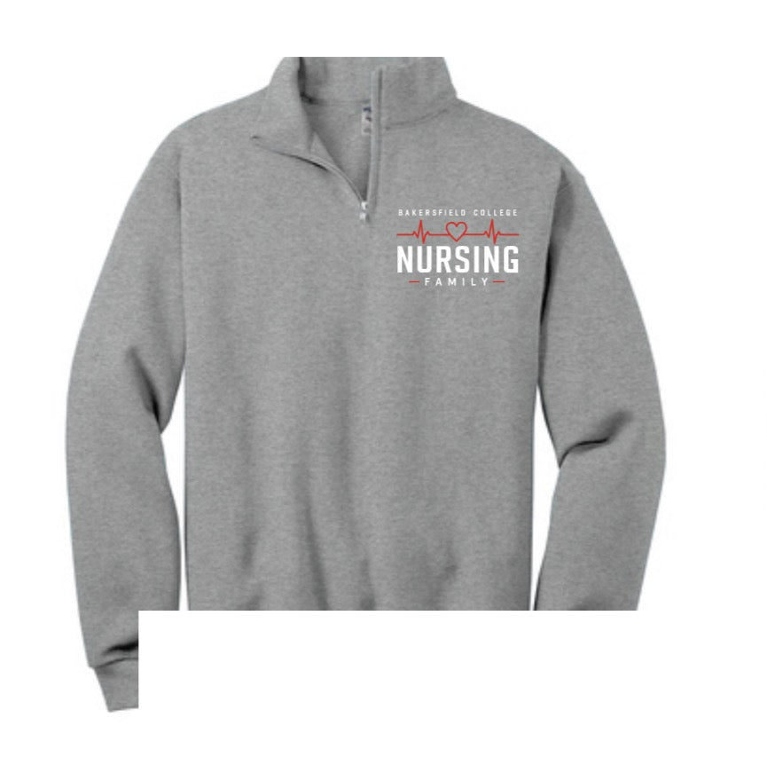 BC Sport Grey 1/4 Zip w/EMB LOGO 2