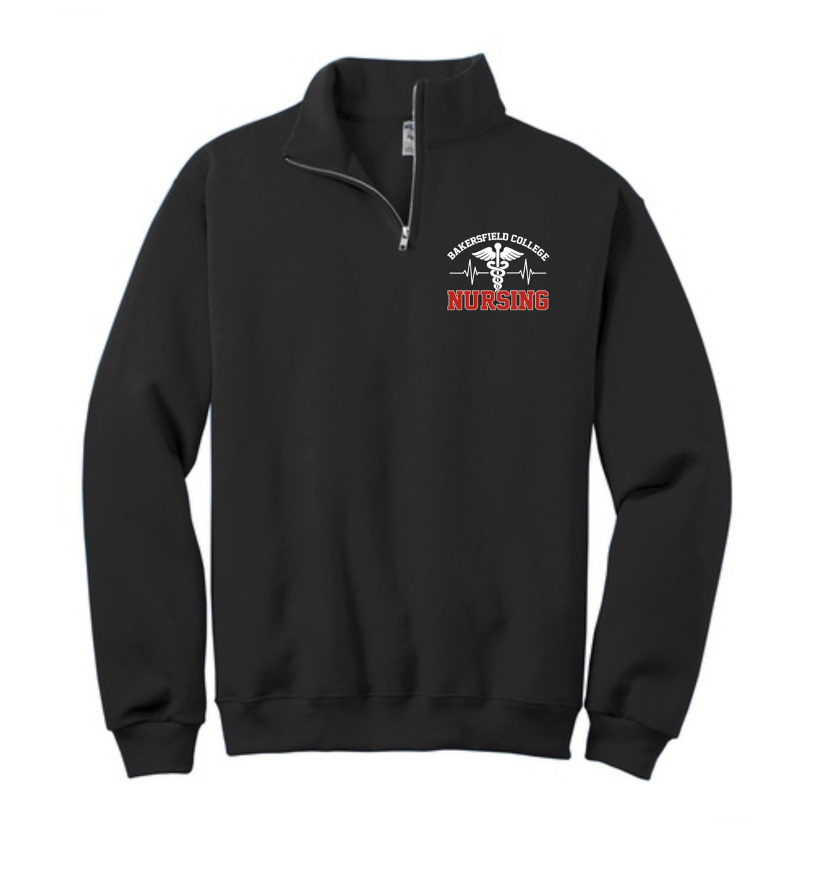 BC Black 1/4 Zip w/EMB LOGO 4