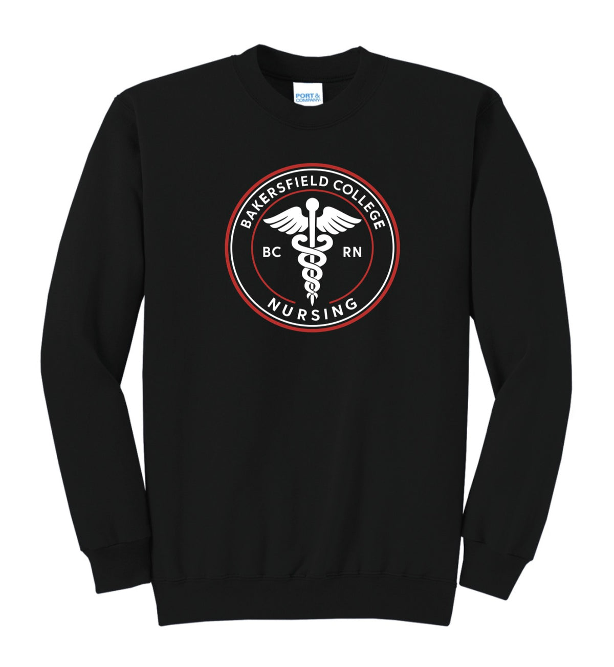 BC Black Crewneck with Printed LOGO 3