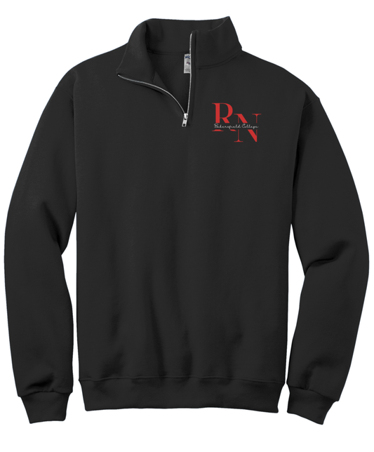 RN Black 1/4 Zip Logo 2